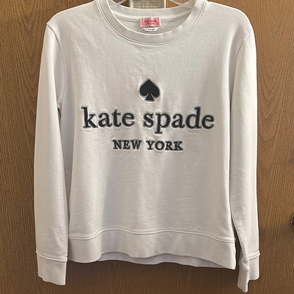 Kate Spade White Sweatshirt